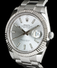 Rolex Datejust II 41 Argento Oyster 126334 Silver Lining 